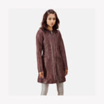 Maroon Leather Coat