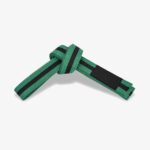 Bjj Green Black Strip Belts