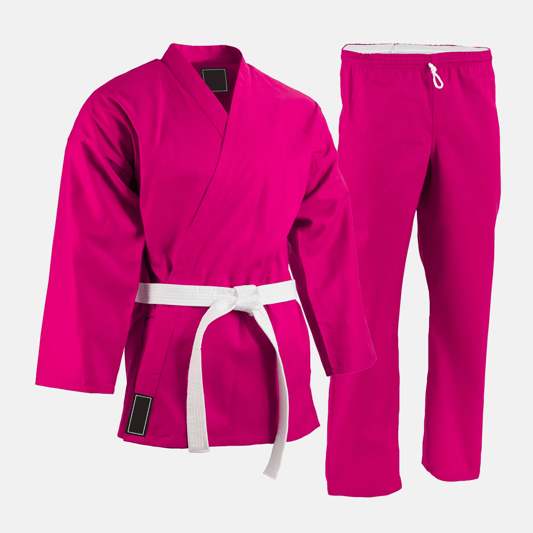 Custom Made Pink Color Karate Uniform